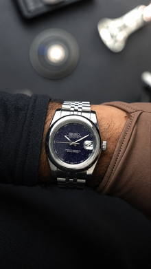 Seiko Mod Datejust "Nero Galassia"