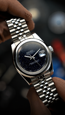 Seiko Mod Datejust "Nero Galassia"