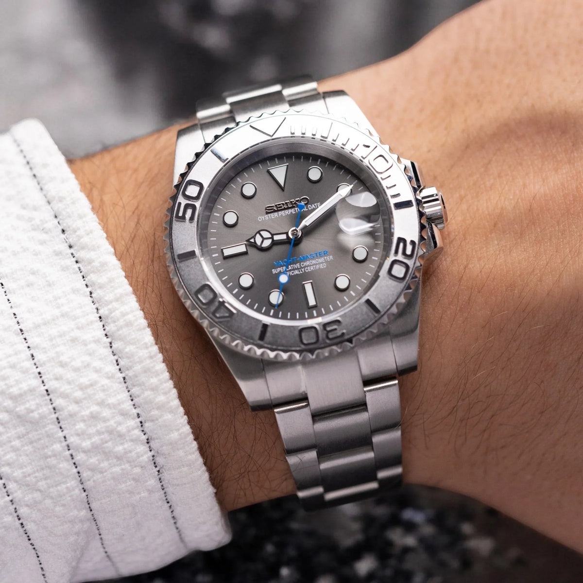Seiko Mod Yacht-Master "Grigio"