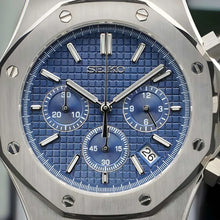 Seiko Mod Royal Oak Chronograph "Blu"