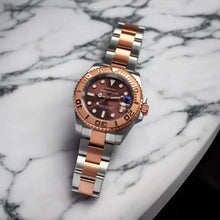 Seiko Mod Yacht-Master "Oro Rosa/Argento"