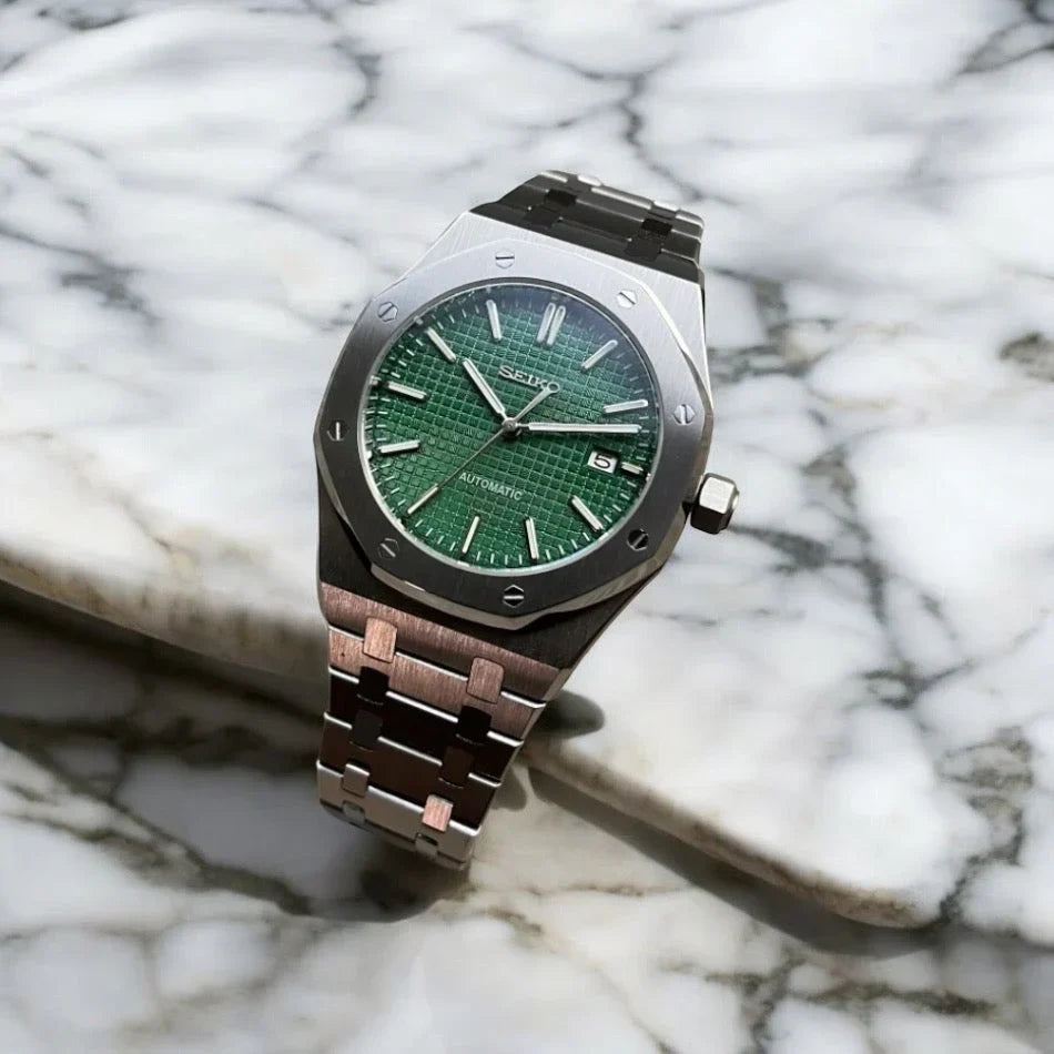 Seiko Mod Royal Oak "Verde"