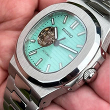 Seiko Mod Nautilus "Cuore Aperto Blu Tiffany"