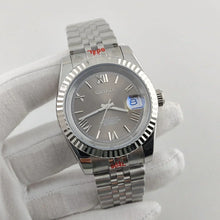 Seiko Mod Datejust "Grigio, Numeri Romani"