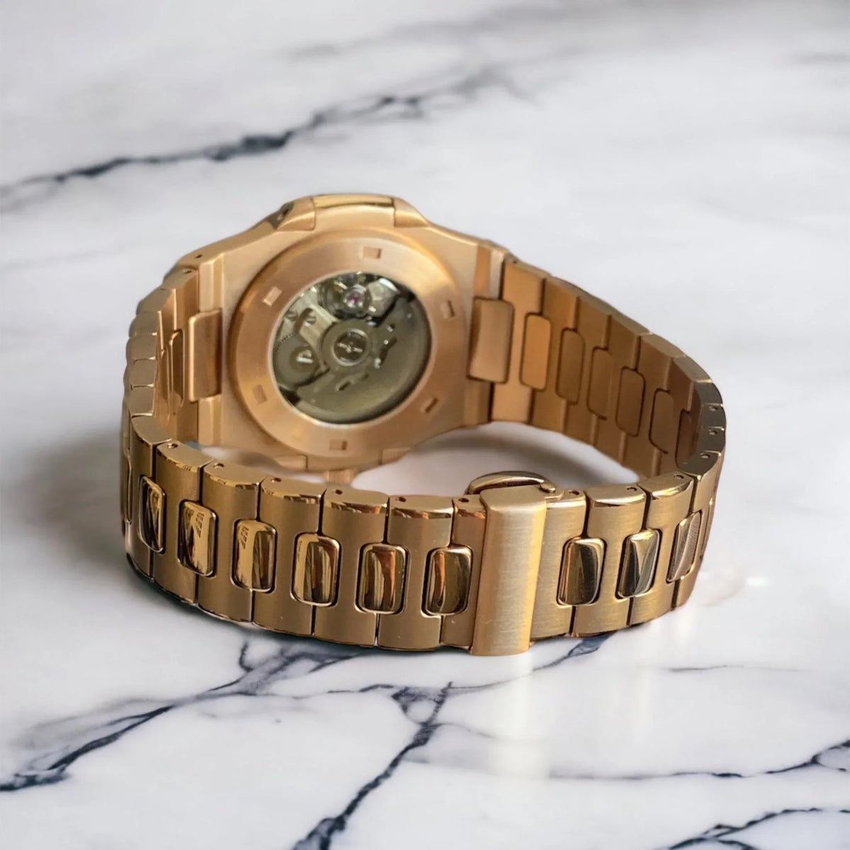 Seiko Mod Nautilus "Oro Rosa e Nero"