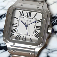 Seiko Mod Santos "Bianco Classico"