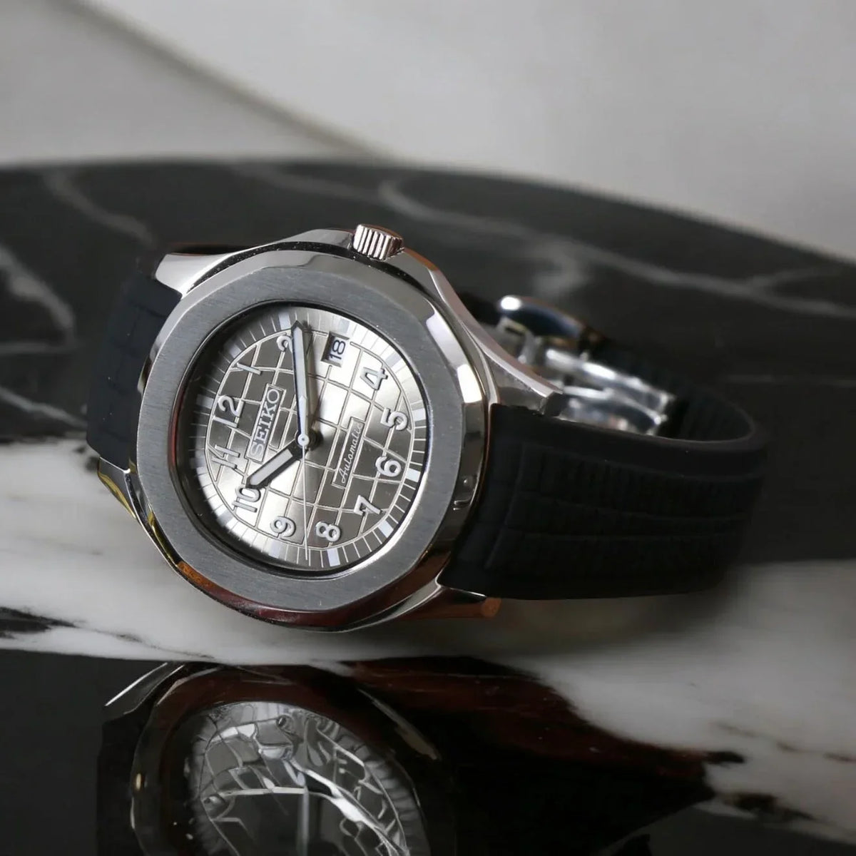 Seiko Mod Aquanaut "Grigio Argento"