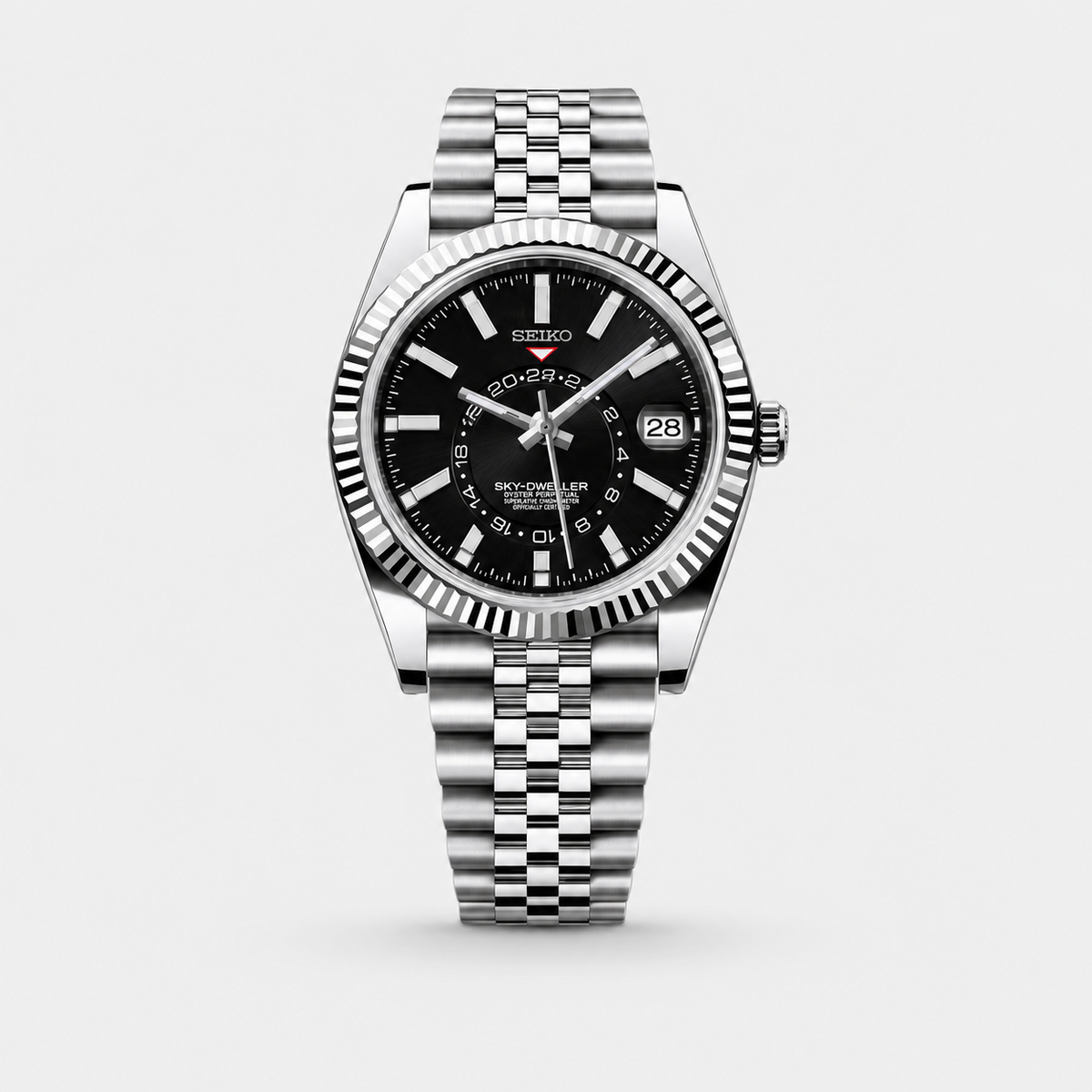 Seiko Mod Sky-Dweller "Quadrante Nero"