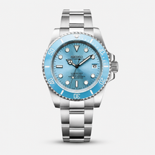 Seiko Mod Submariner "Blu Pastello"