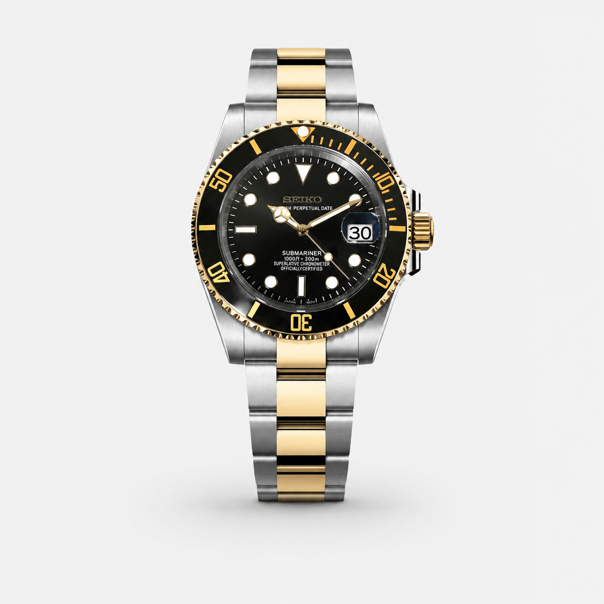 Seiko Mod Submariner "Bicolore"