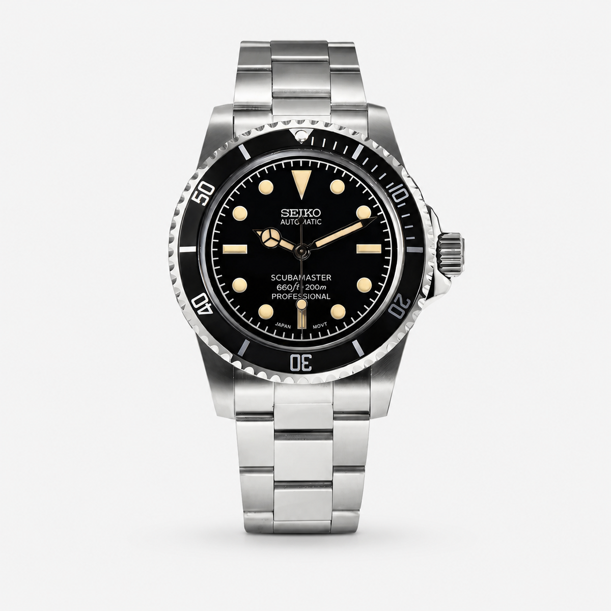 Seiko Mod Submariner "Nero Vintage"