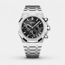 Seiko Mod Royal Oak Chronograph "Nero"