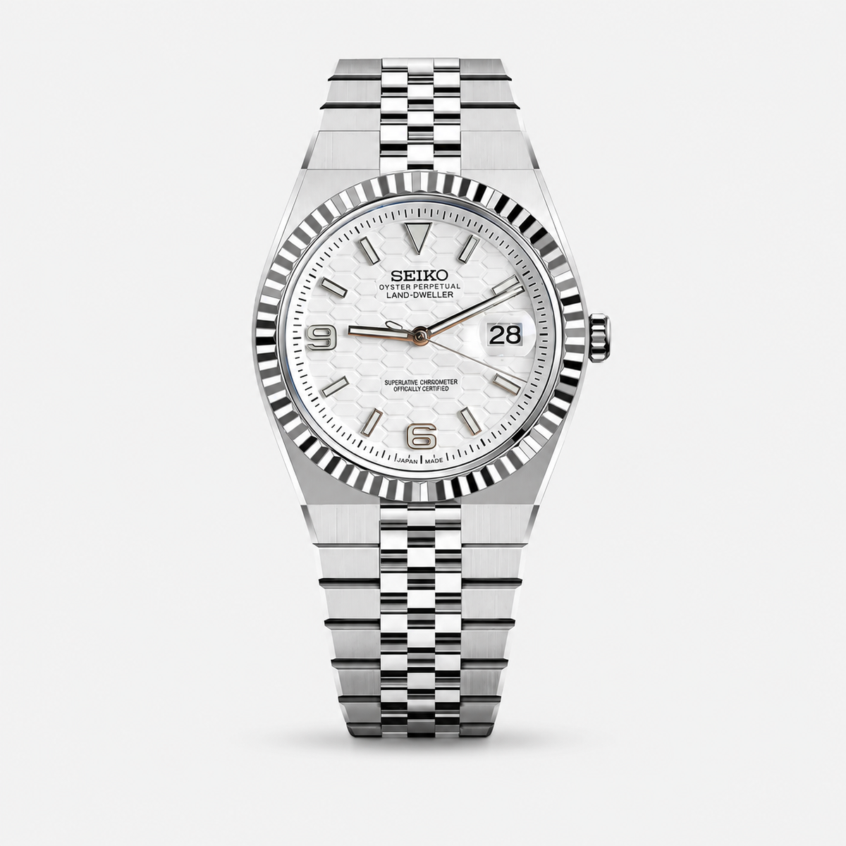 Seiko Mod Land-Dweller "Bianco Brillante"