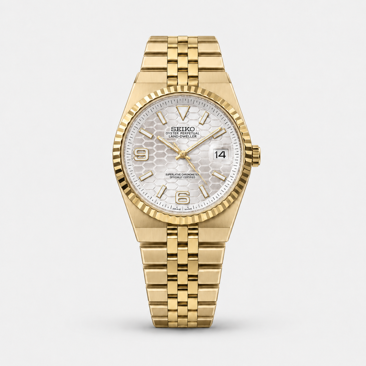 Seiko Mod Land-Dweller "Oro/Bianco"