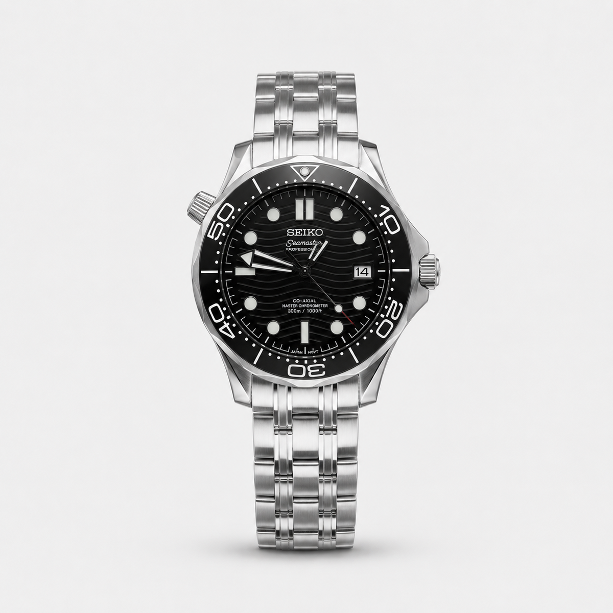 Seiko Mod Seamaster "Nero"