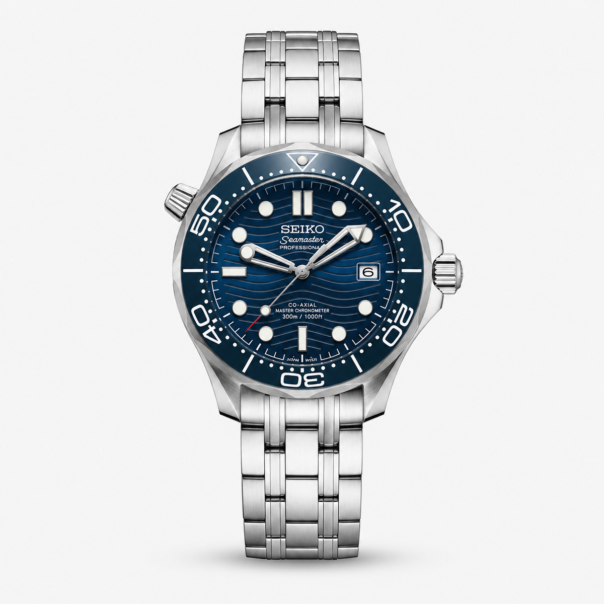 Seiko Mod Seamaster "Blu"