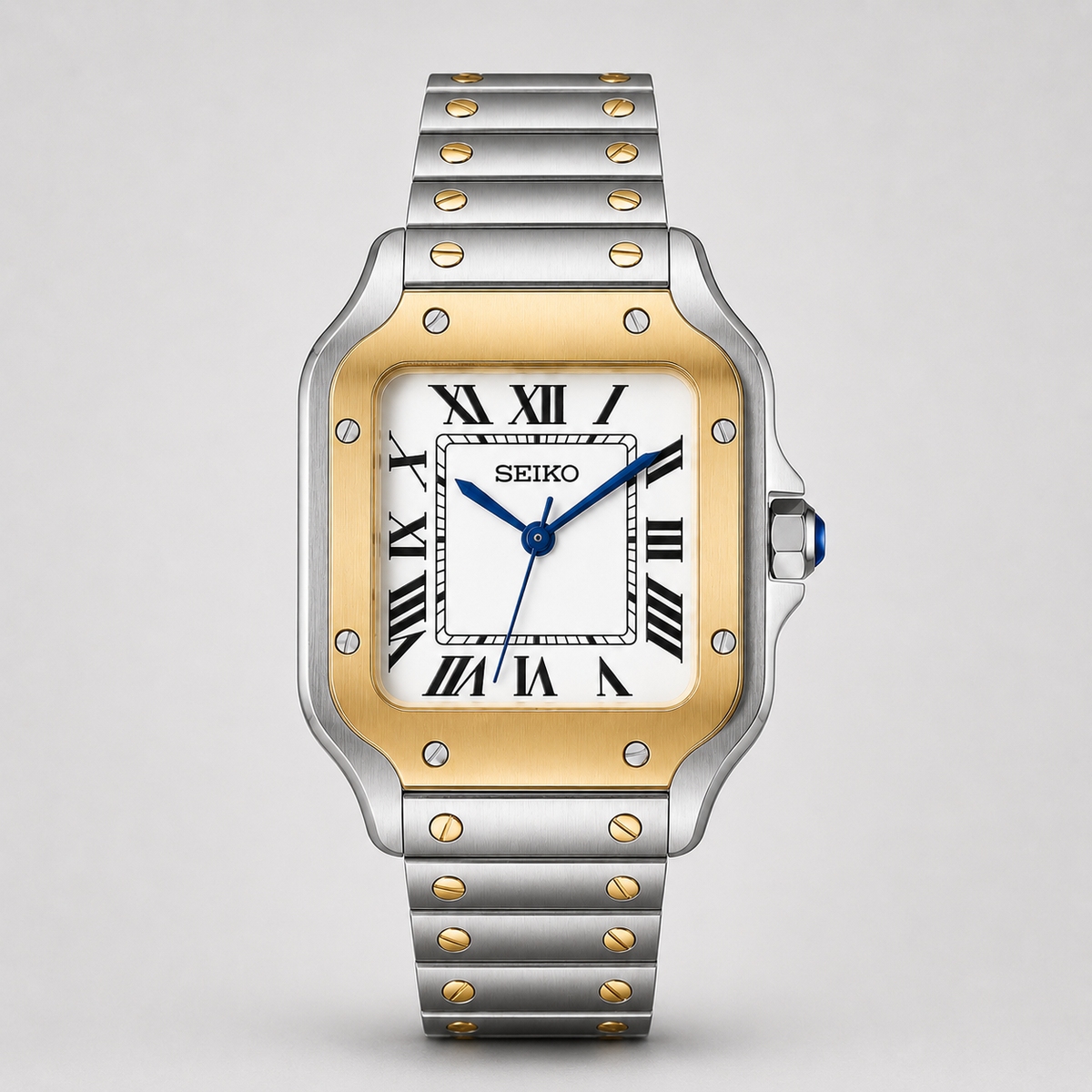 Seiko Mod Santos "Bicolore Oro e Acciaio"
