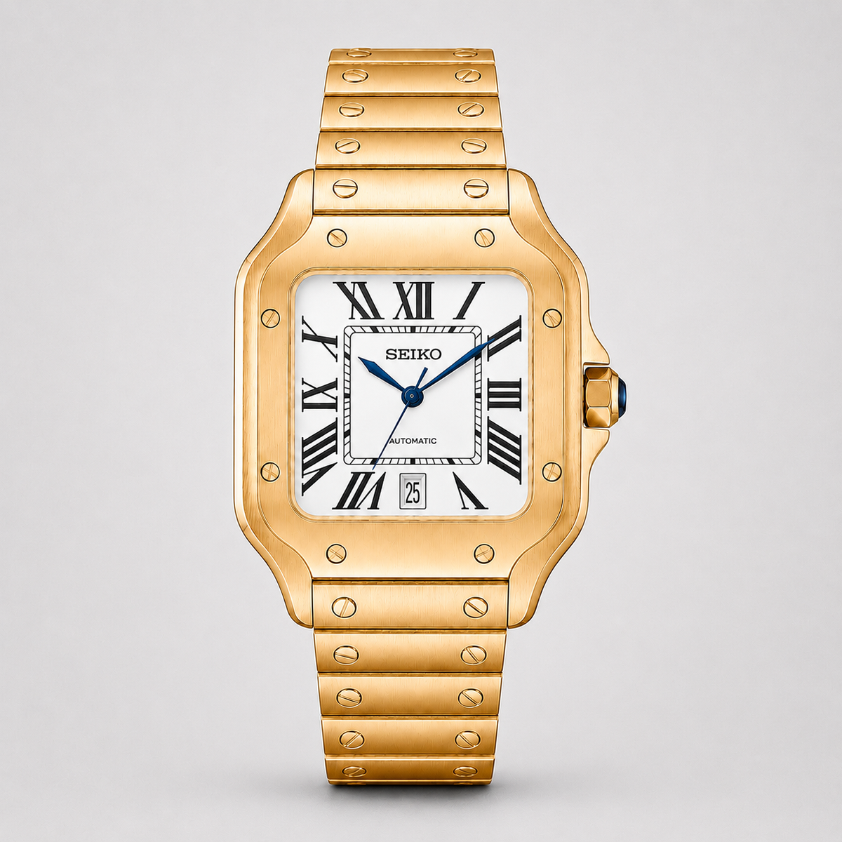 Seiko Mod Santos "Oro Rosa"