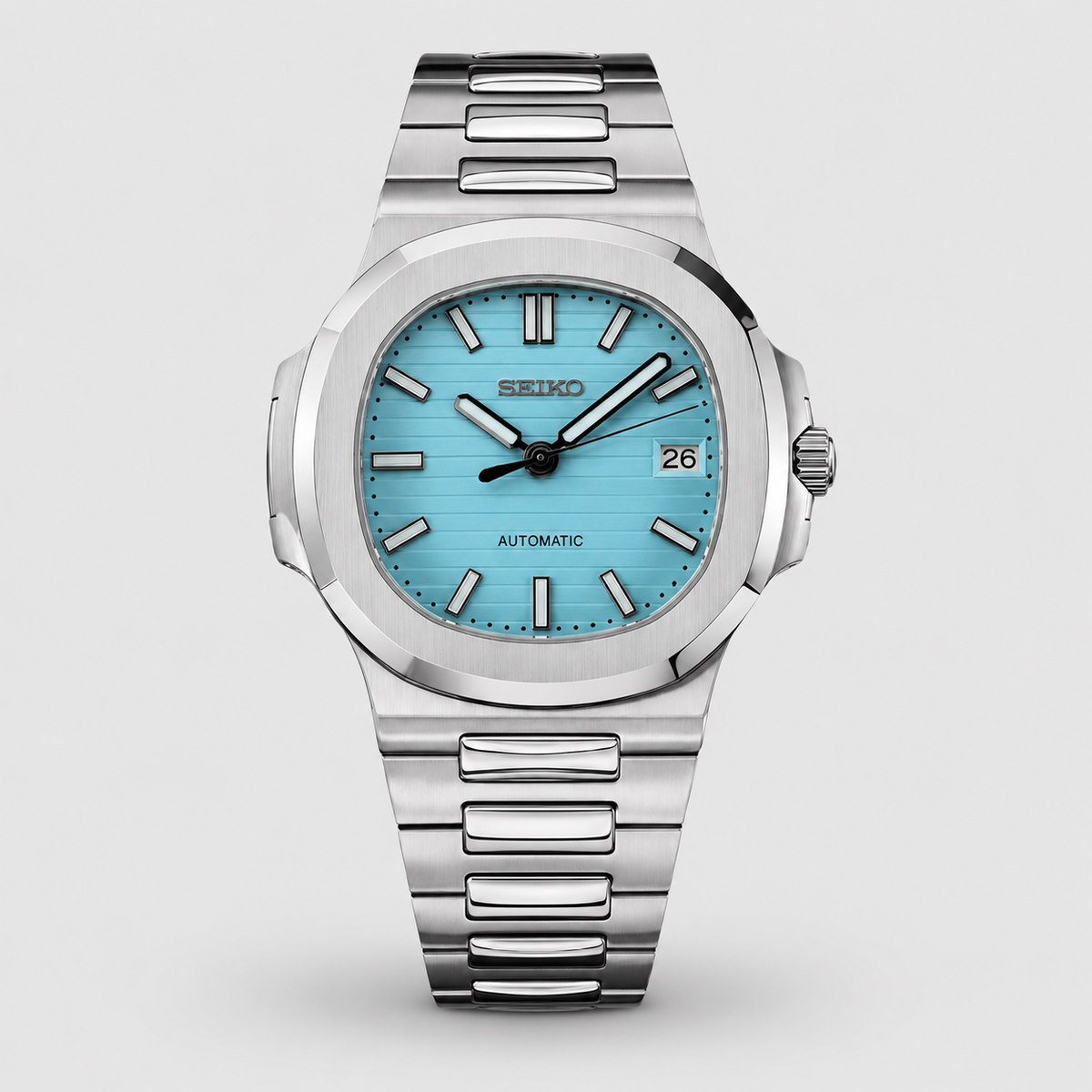 Seiko Mod Nautilus "Blu Tiffany"