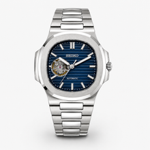 Seiko Mod Nautilus "Cuore Aperto Blu Scuro"
