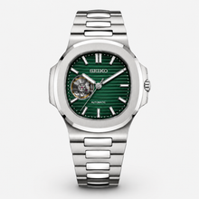 Seiko Mod Nautilus "Cuore Aperto Verde"