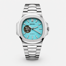 Seiko Mod Nautilus "Cuore Aperto Blu Tiffany"
