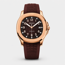Seiko Mod Aquanaut "Oro Rosa e Bordeaux"