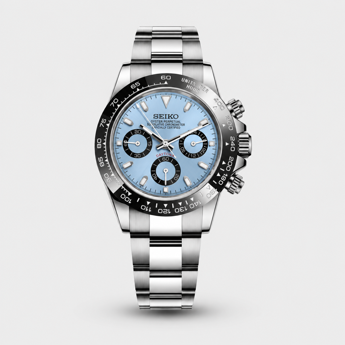 Seiko Mod Daytona "Blu Ghiaccio"