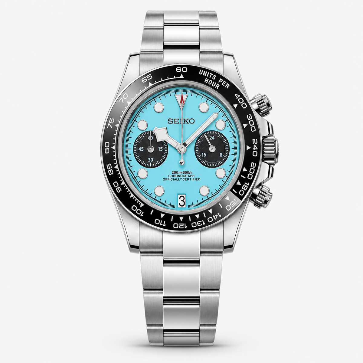 Seiko Mod Black Bay "Blu Fenicottero"