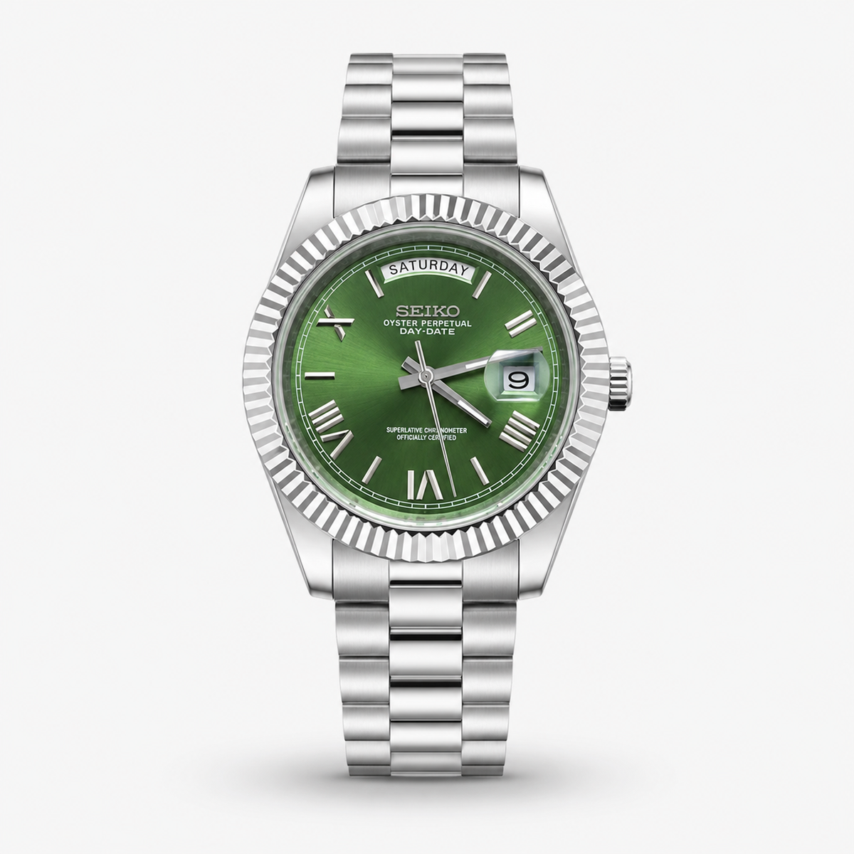 Seiko Mod Day-Date "Verde Menta"