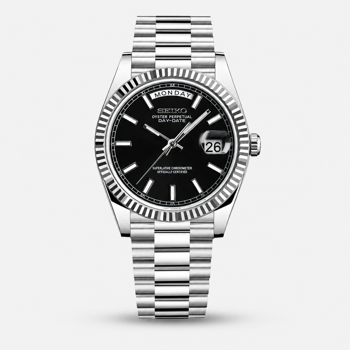 Seiko Mod Day-Date "Nero"