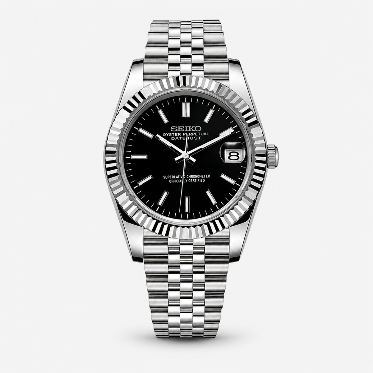 Seiko Mod Datejust "Nero"