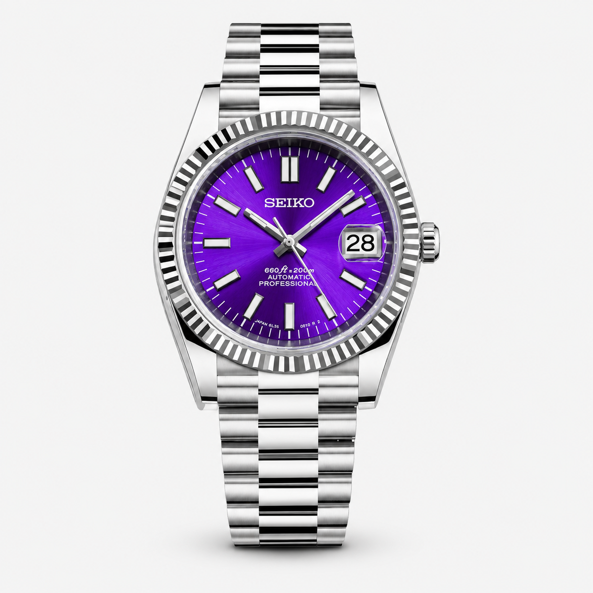 Seiko Mod Datejust "Viola Profondo"