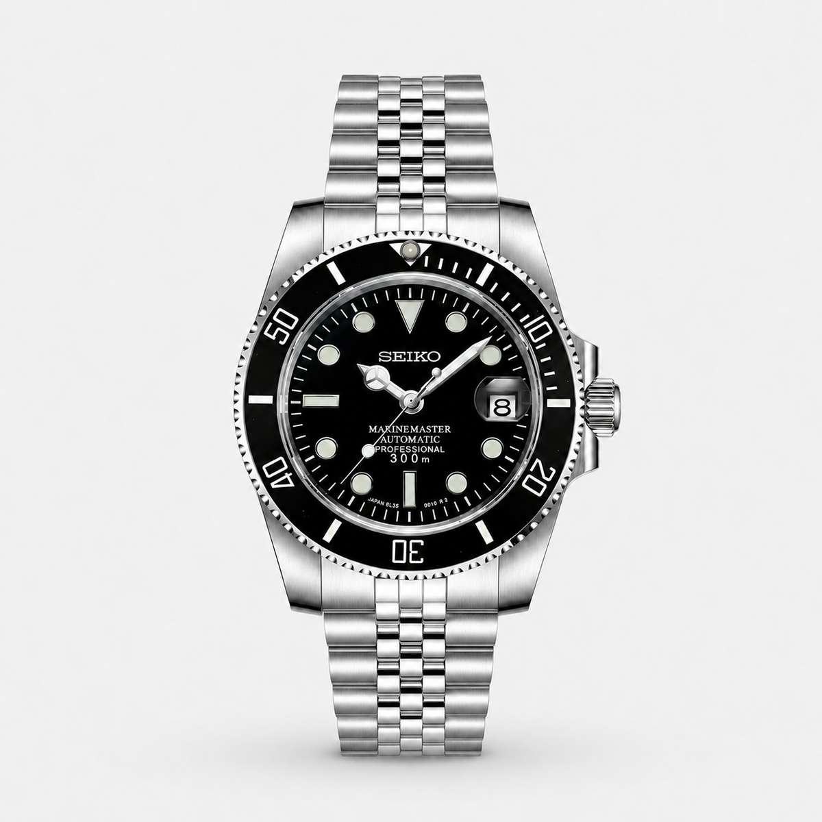 Seiko Mod Submariner "Nero"