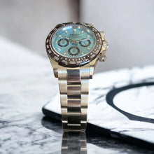 Seiko Mod Daytona "Blu Ghiaccio e Marrone"