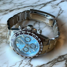 Seiko Mod Daytona "Blu Ghiaccio e Marrone"