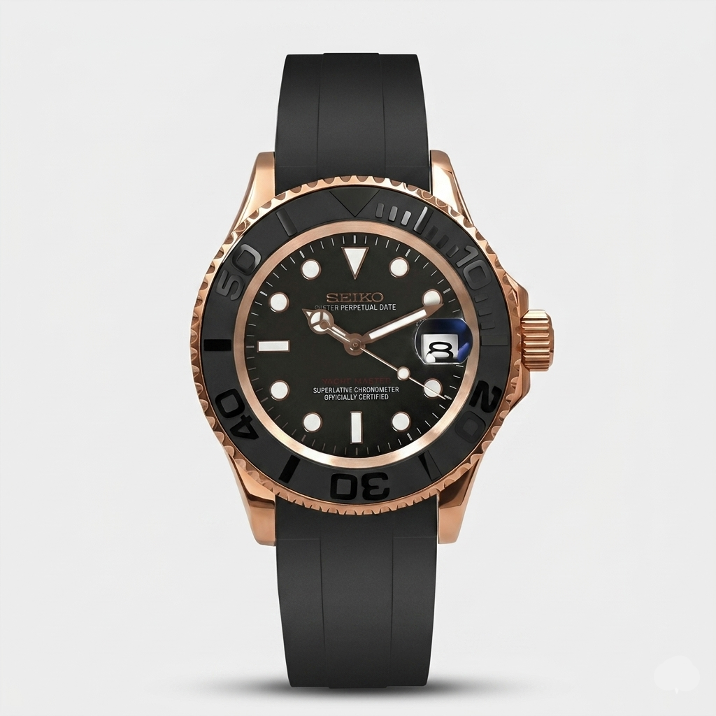 Seiko Mod Yacht-Master "Oro Rosa"