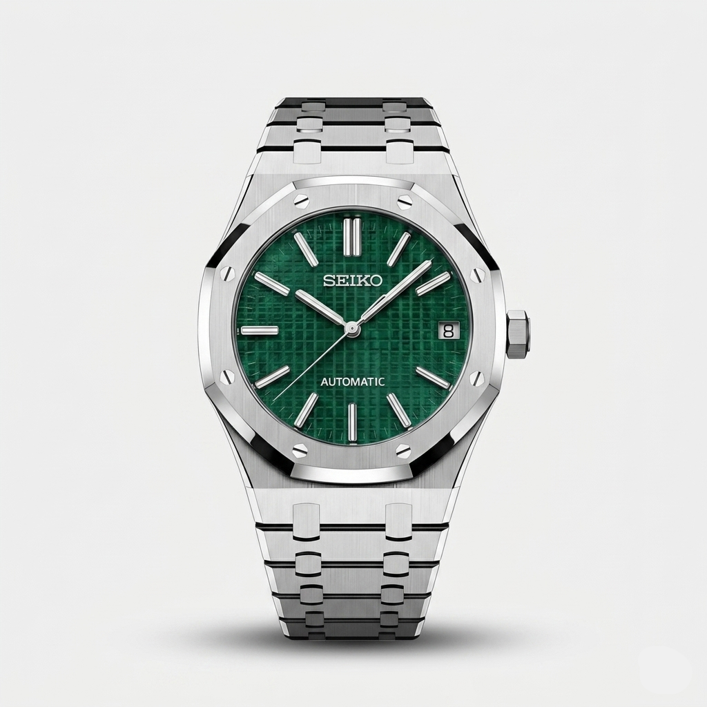 Seiko Mod Royal Oak "Verde"