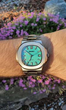 Seiko Mod Nautilus "Blu Tiffany"