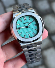 Seiko Mod Nautilus "Blu Tiffany"