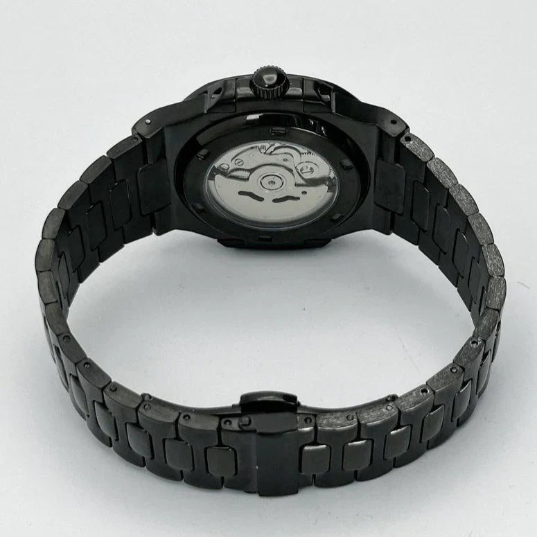 Seiko Mod Nautilus "Cuore Aperto Nero Integrale"
