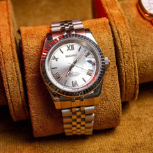 Seiko Mod Datejust "Bianco, Numeri Romani"