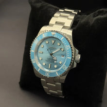 Seiko Mod Submariner "Blu Pastello"